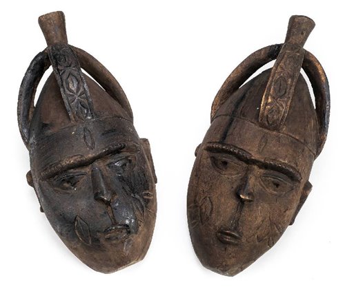 Lot 98 - Tribal Masks.