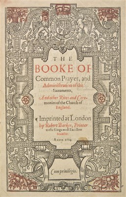 Lot 385 - The Booke of Common Prayer