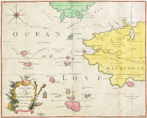 Lot 128 - Allegorical map.