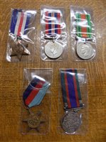 Lot 372 - WWII Medals.