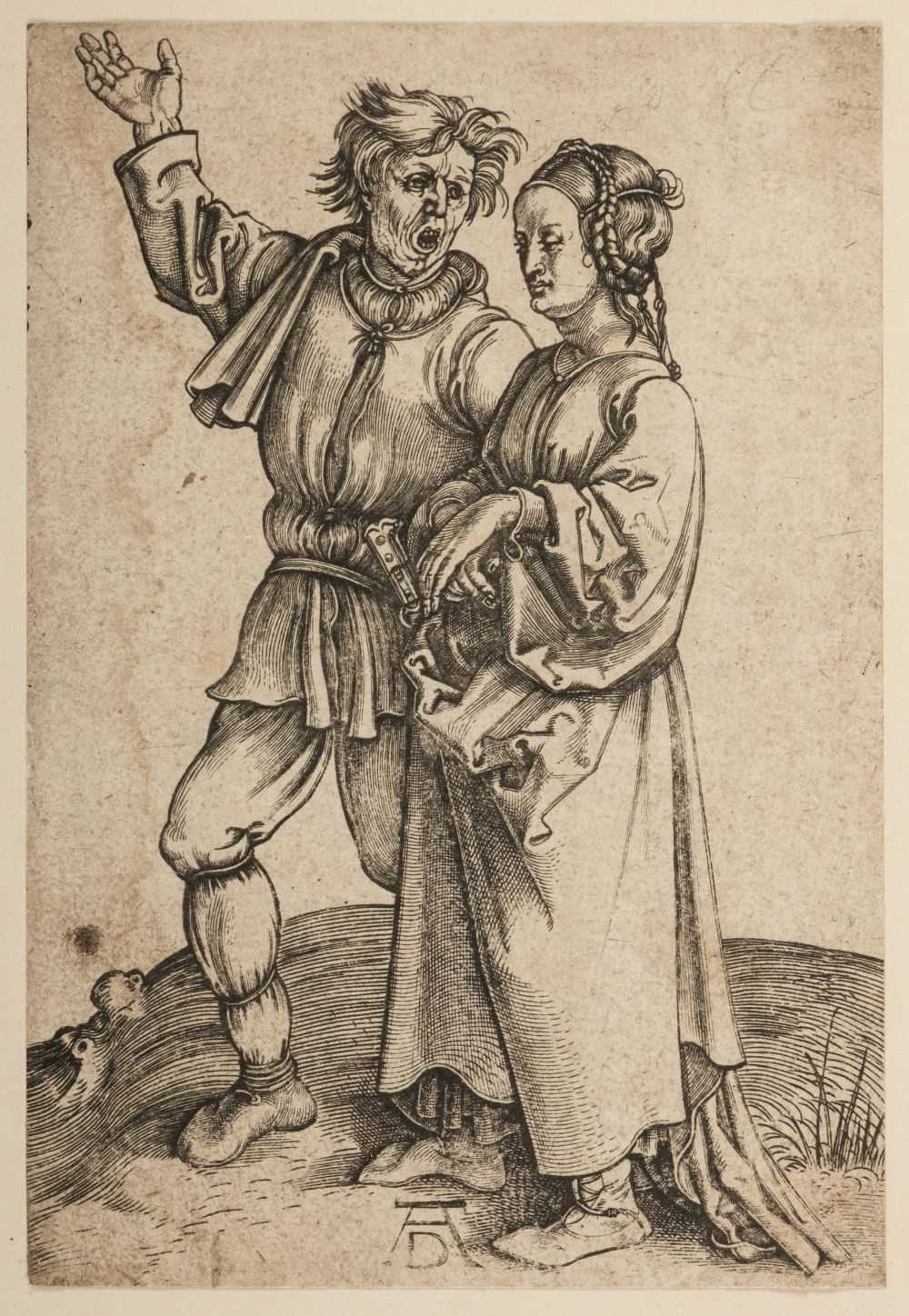 Lot 385 - Durer, Albrecht, 1471-1528. The Peasant and his Wife (Rustic Couple), 1497