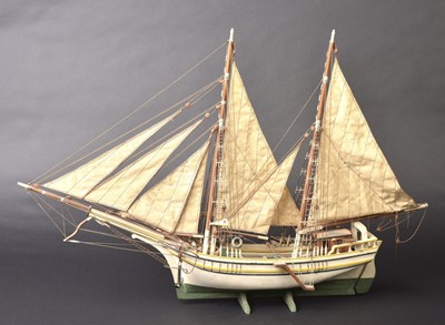 Lot 330 - Model Ship. Wooden scale model ship