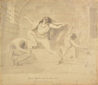 Lot 352 - Attributed to George Dance (1741-1825).