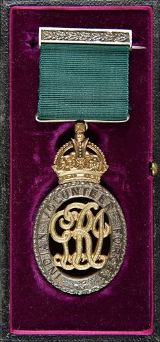 Lot 415 - Indian Volunteer Forces Officers' Decoration