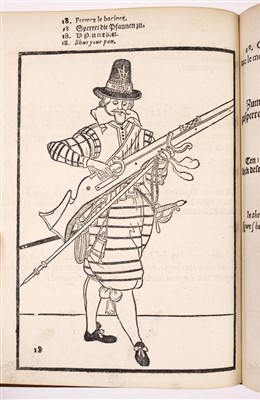 Lot 12 - Gheyn (Jacob de). Maniement d'Armes d'Arquebuses, Mousquets, et Picques, [1620]