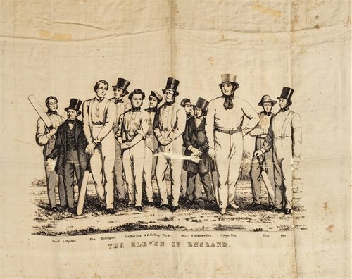 Lot 212 - Cricket.  The Eleven of England, circa 1850