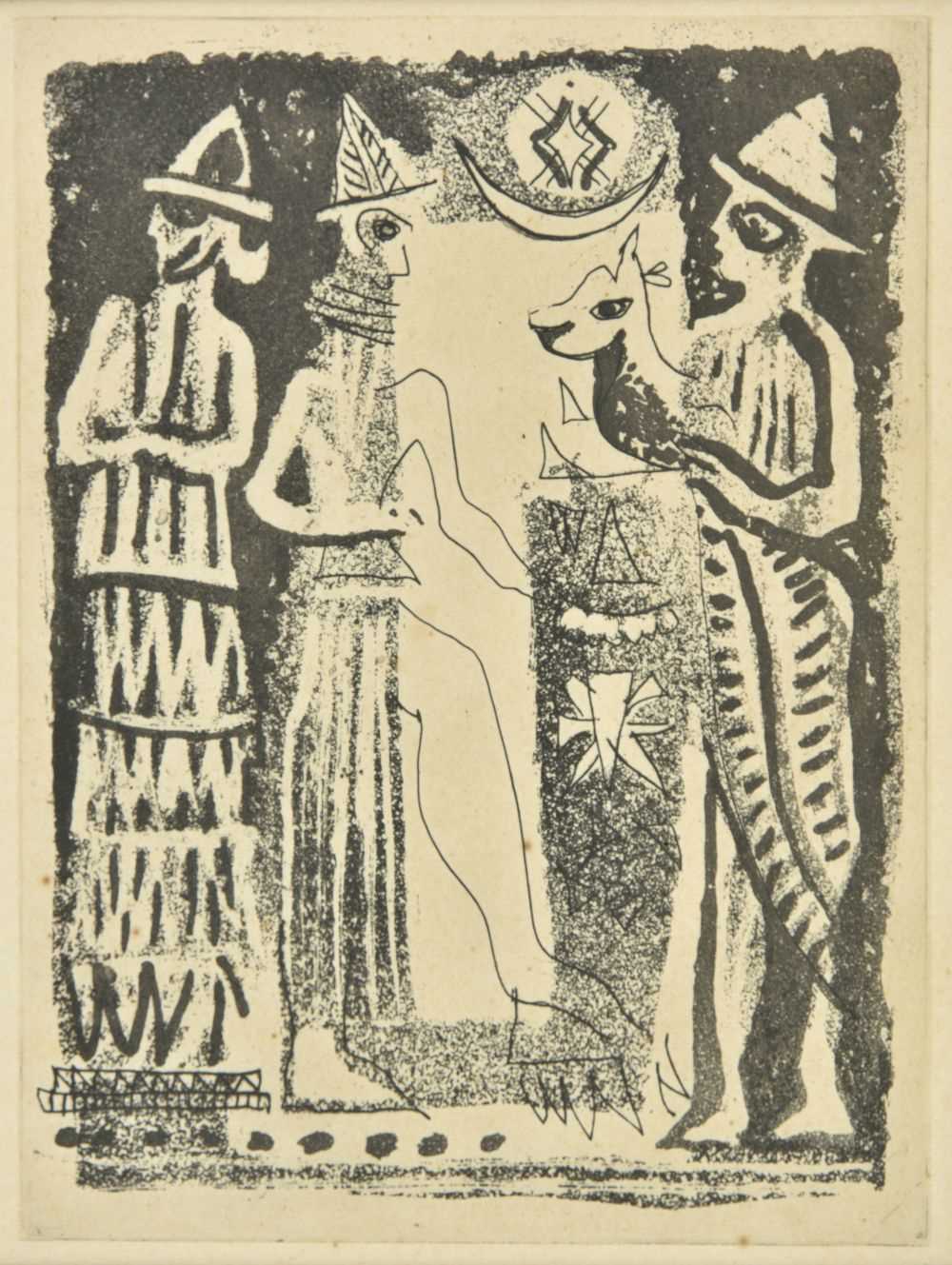 Lot 468 - Piper (John). Figures from a Seal, 1954