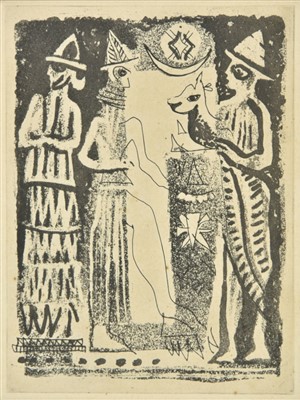 Lot 468 - Piper (John). Figures from a Seal, 1954