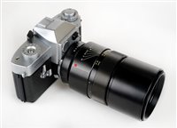 Lot 417 - Leicaflex camera and lenses.