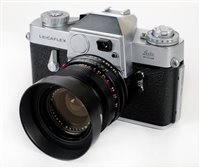 Lot 417 - Leicaflex camera and lenses.