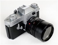 Lot 417 - Leicaflex camera and lenses.