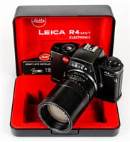 Lot 407 - Leica R4 MOT Electronic with Elmarit-R 135mm f/2.8.