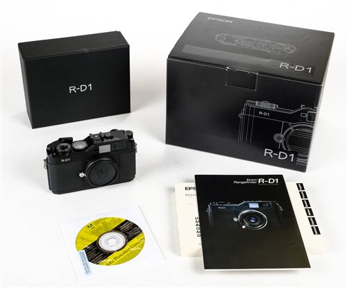 Lot 354 - Epson R-D1 early digital rangefinder (Leica M-mount)