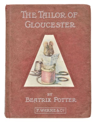 Lot 580 - Potter (Beatrix). The Tailor of Gloucester, 1st edition, 1903