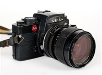 Lot 409 - Leica R4s SLR camera with Vario-Elmar 35-70mm f/3.5 zoom lens.