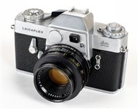 Lot 416 - Leicaflex 35mm SLR camera with Summicron-R 50mm f/2 lens.