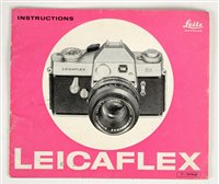 Lot 416 - Leicaflex 35mm SLR camera with Summicron-R 50mm f/2 lens.