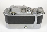 Lot 383 - Leica IIIb rangefinder (1938/9) with Elmar 35mm f/3.5 lens.