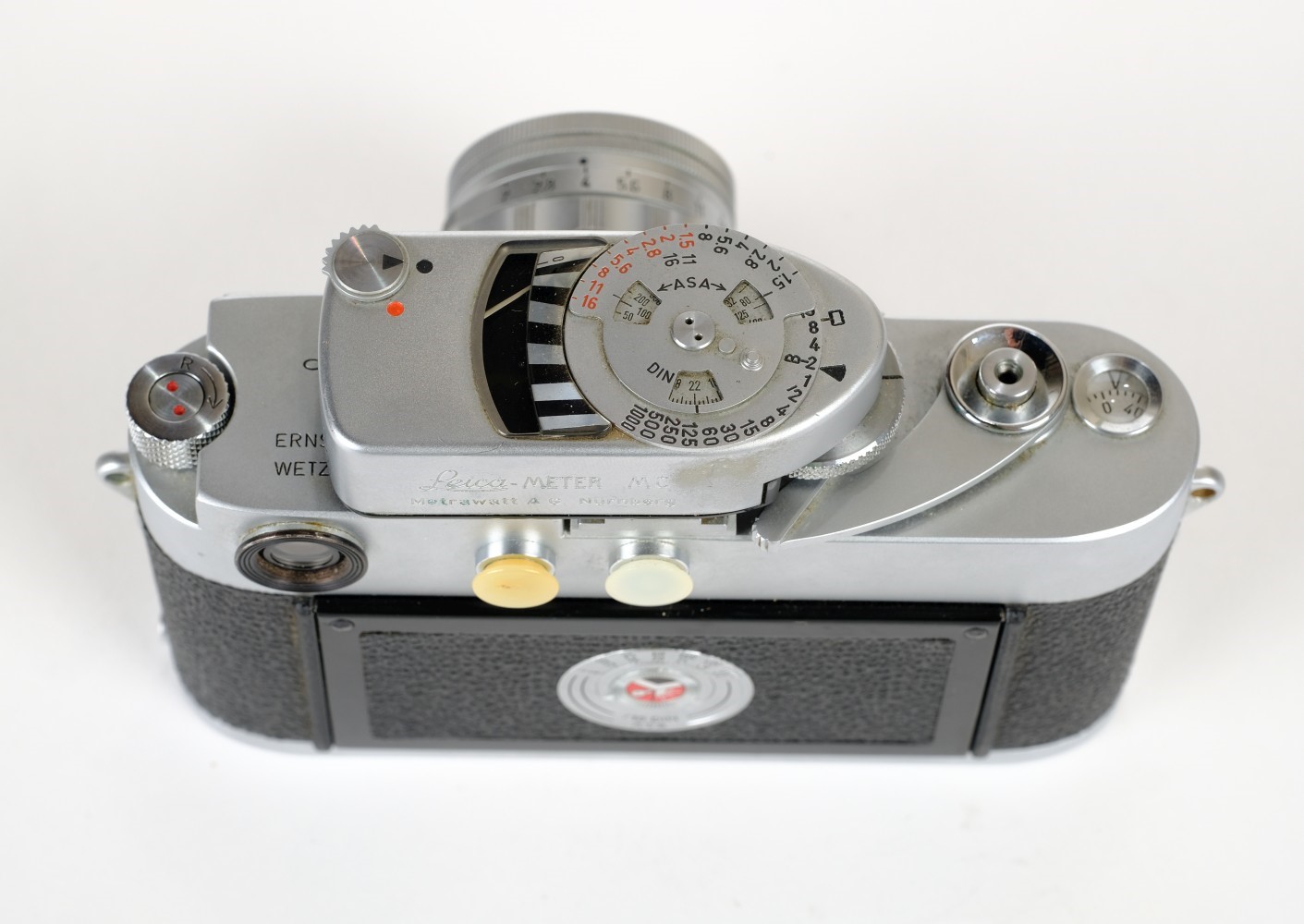 Lot 393 - Leica M3 rangefinder with 35mm, 50mm, 90mm