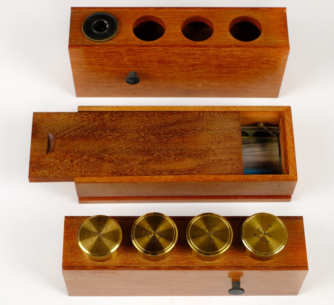 Lot 422 - Leitz 19th Century Microscope No 53128.