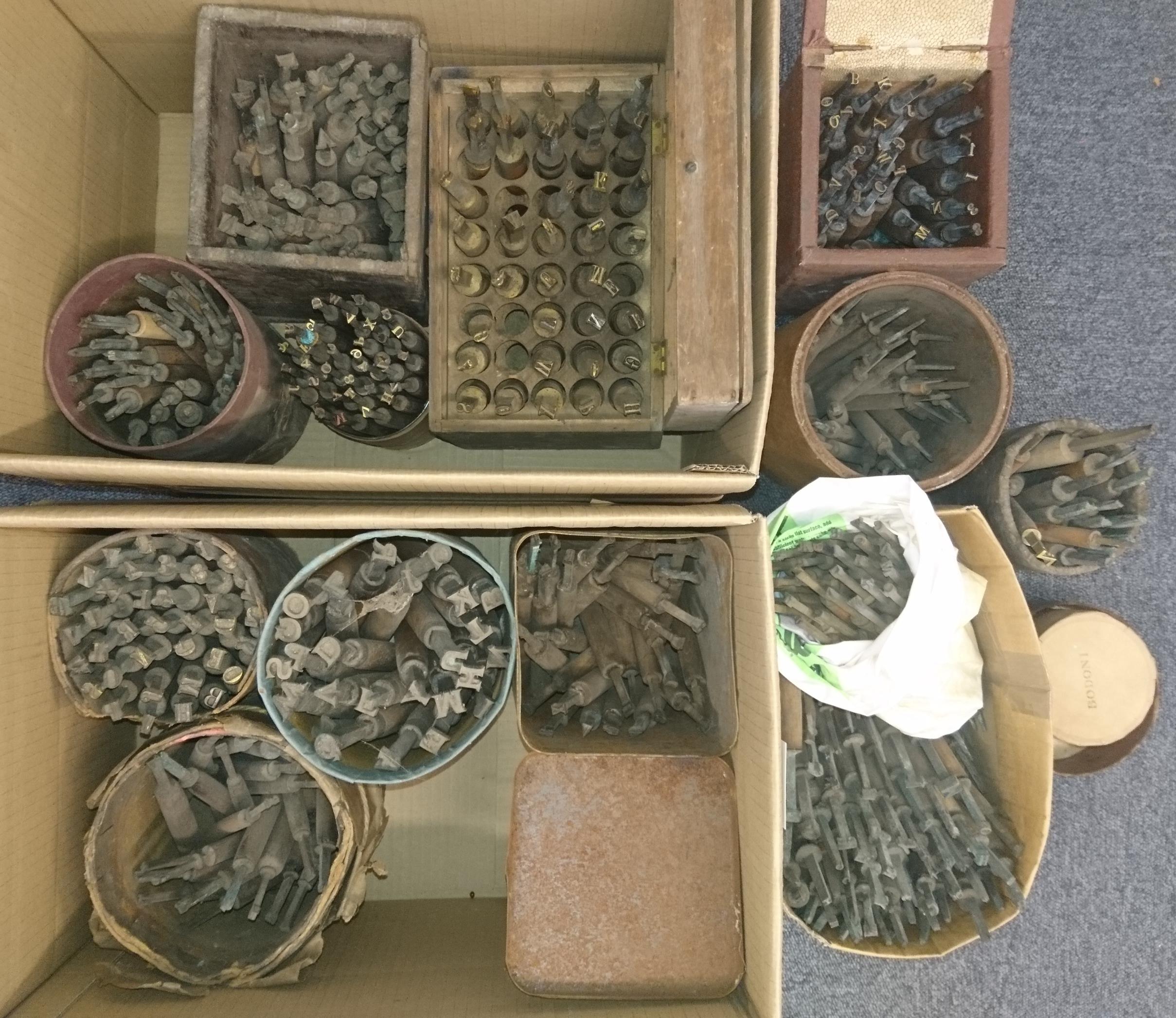 Lot 37 Handle letters.