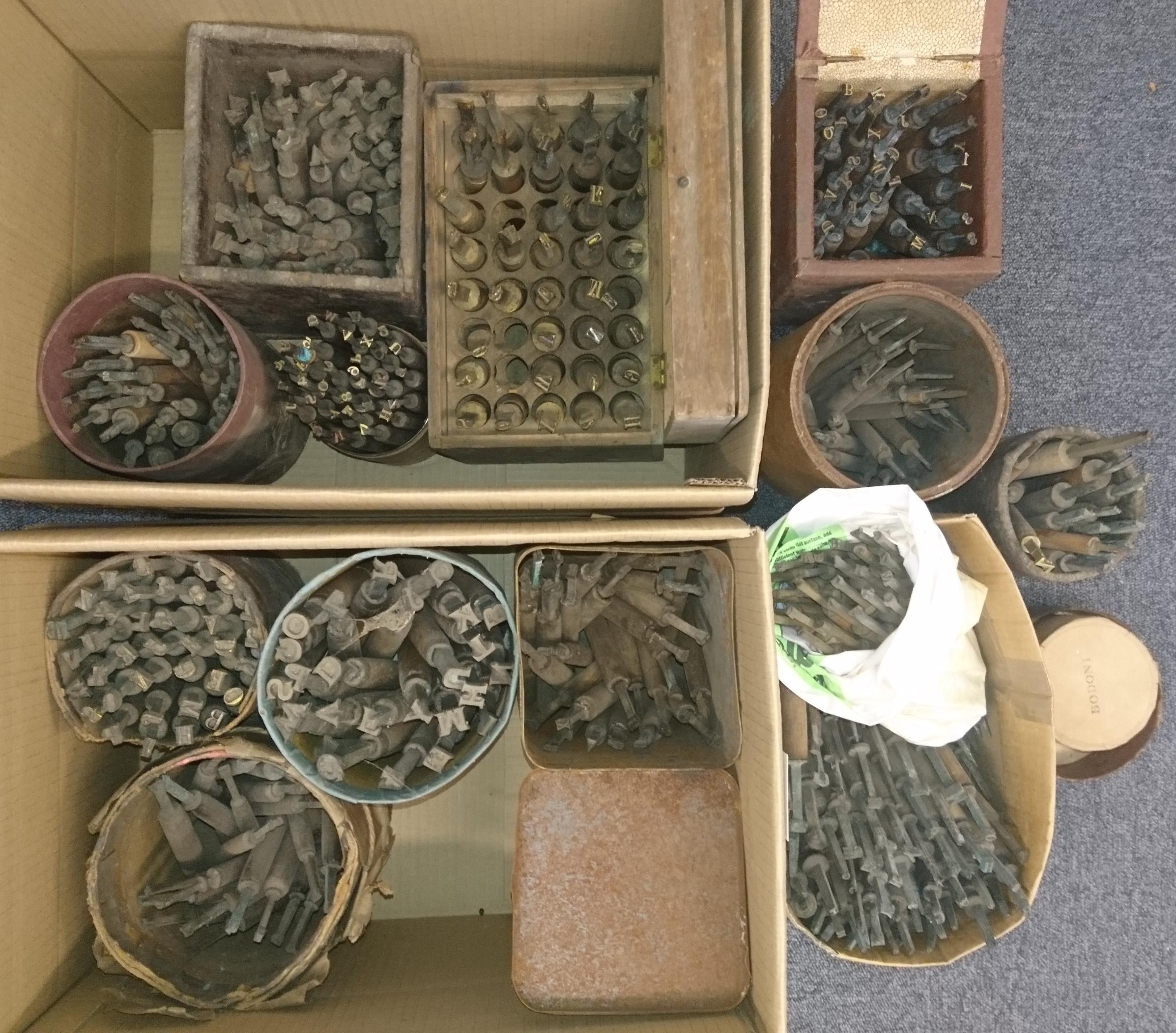 Lot 37 Handle letters.