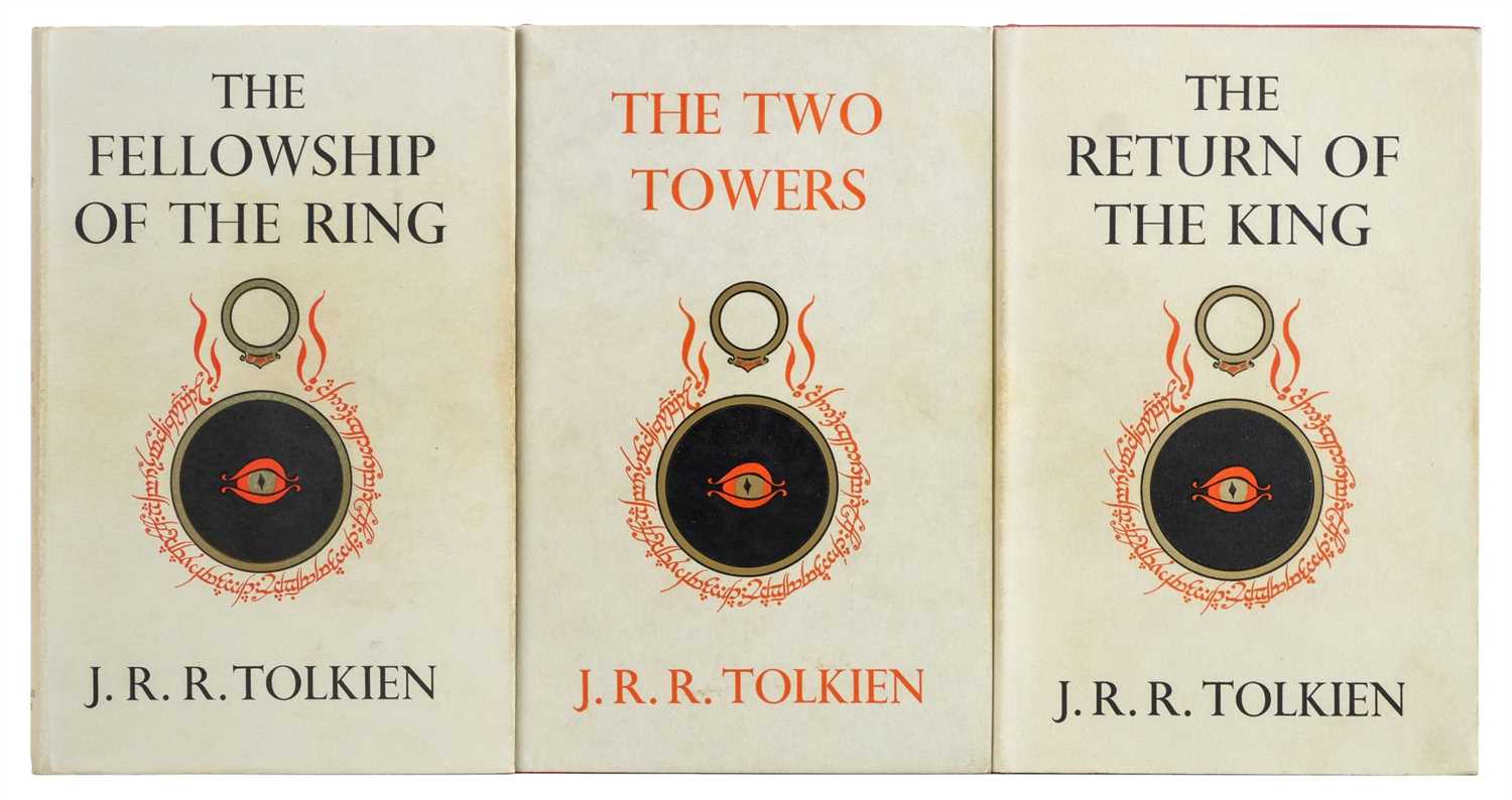 Lot 751 - Tolkien (J.R.R.). Lord of the Rings, 1956-57, signed by the author