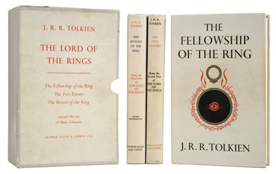 Lot 751 - Tolkien (J.R.R.). Lord of the Rings, 1956-57, signed by the author