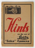 Lot 431 - Leica Literature.