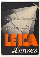 Lot 431 - Leica Literature.