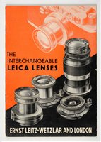 Lot 431 - Leica Literature.