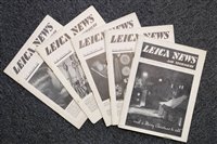 Lot 430 - Leica magazines.
