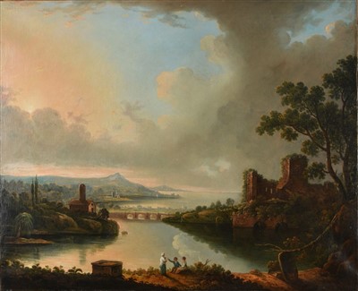Lot 191 - Wilson (Richard, 1714-1782). Italianate Landscape, later 18th or early 19th century