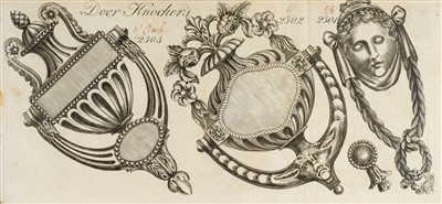 Lot 332 - Trade Catalogue. A catalogue of metalwork, [Birmingham?], circa 1801