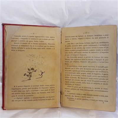 Lot 489 - Collodi (Carlo, pseudonym of Carlo Lorenzini). Le Avventure di Pinocchio, 1883