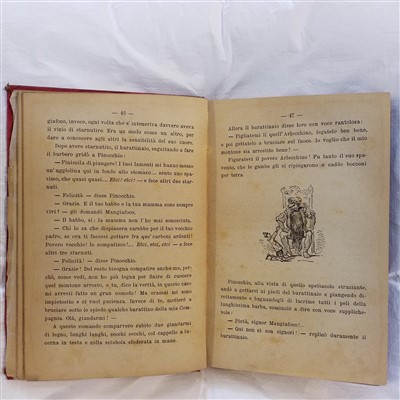 Lot 489 - Collodi (Carlo, pseudonym of Carlo Lorenzini). Le Avventure di Pinocchio, 1883