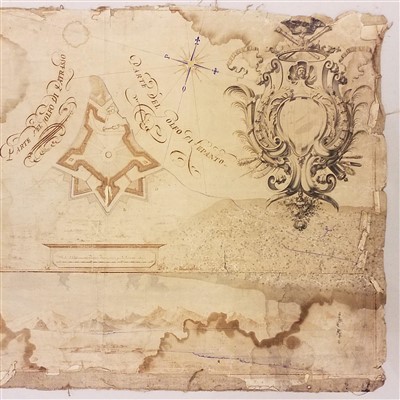 Lot 241 - Manuscript map