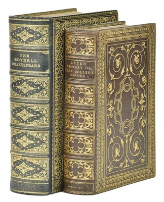Lot 390 - Shakespeare (William). The Works, [1880], fine Bickers binding [and 1 other]