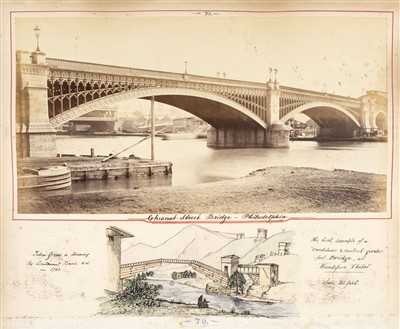 Lot 103 - Civil Engineering. 'A Collection of Views of Bridges & Viaducts', 1881