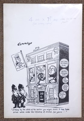 Lot 187 - Cummings (Michael, 1919-1997). "Judging by the state of the Nation...", 1976