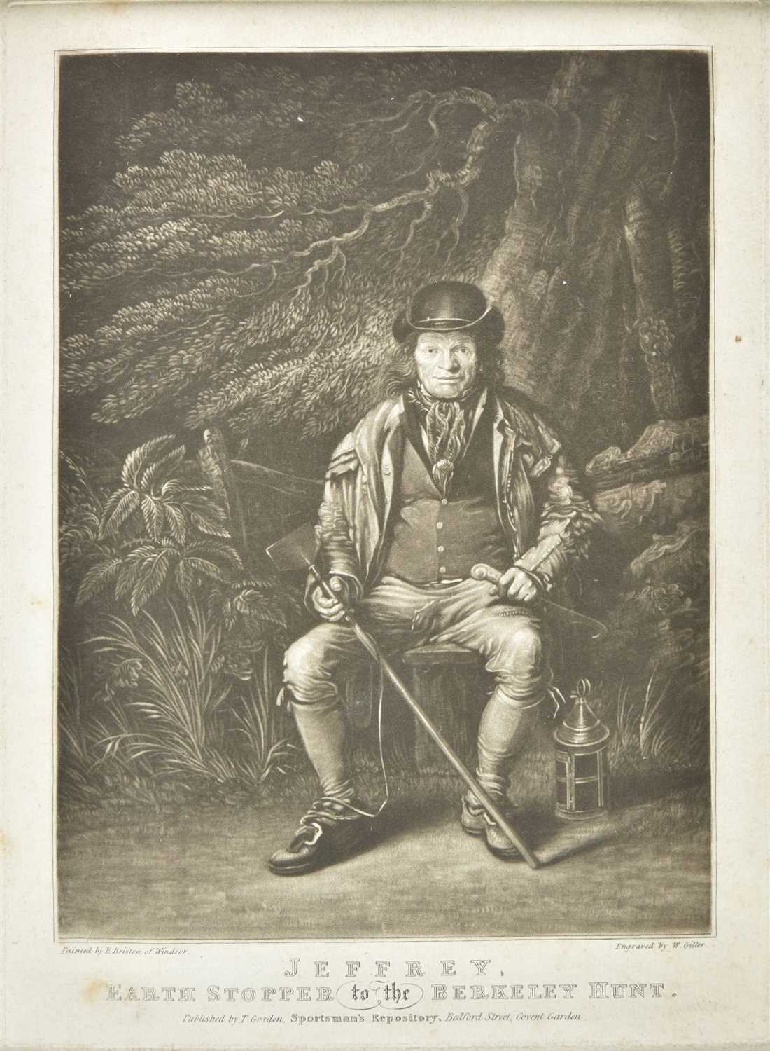 Lot 167 - Giller (William C.). Jeffery, Earth Stopper to the Berkeley Hunt, circa 1830