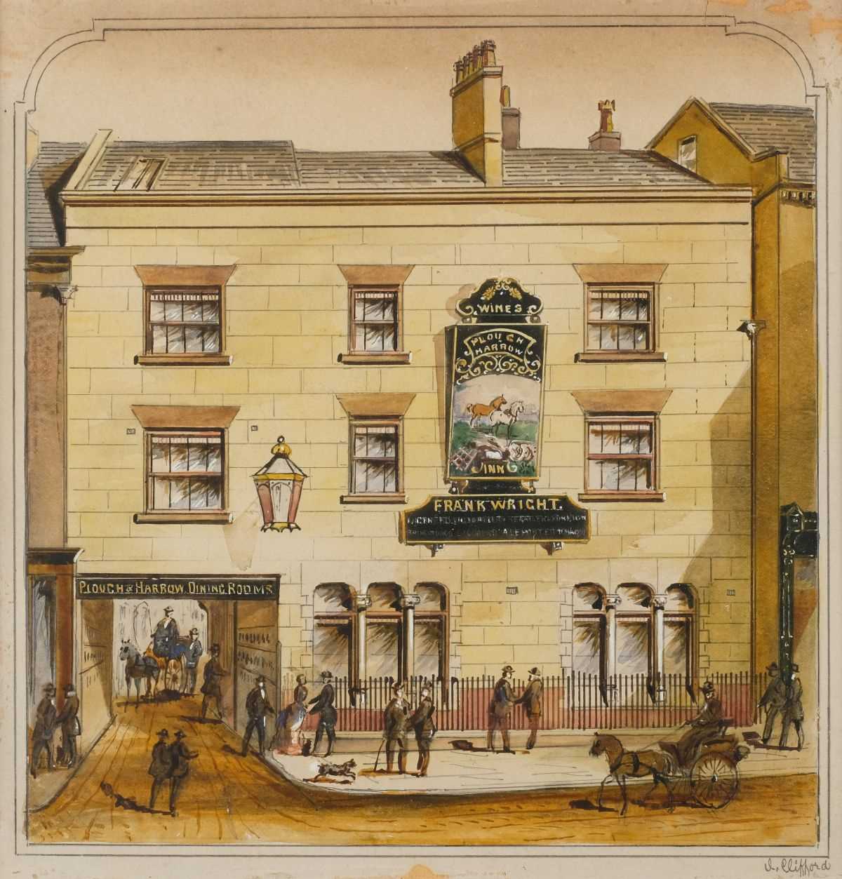 Lot 433 - Clifford (C., late 19th century). The Plough & Harrow Inn, circa 1880s