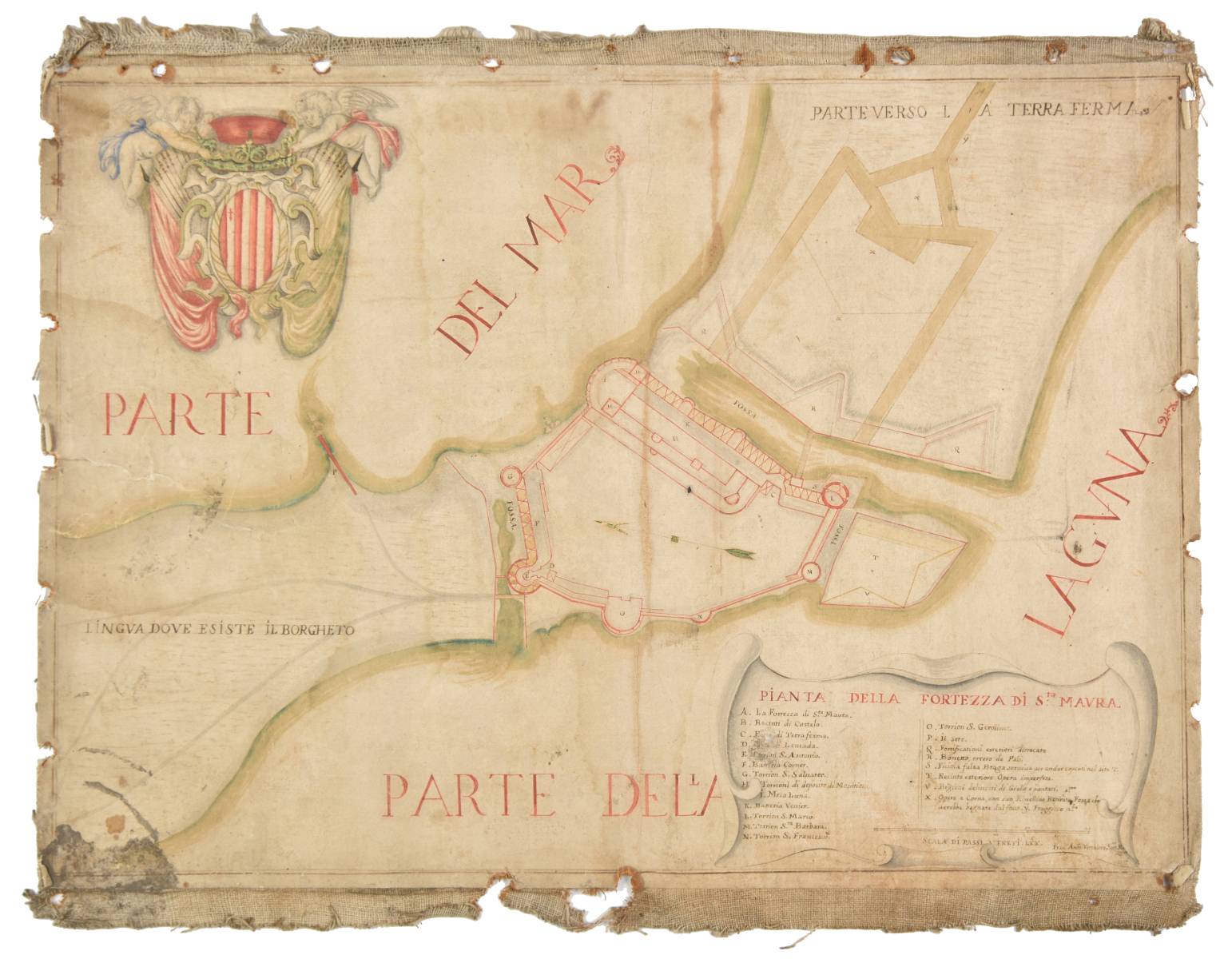 Lot 242 - Manuscript map