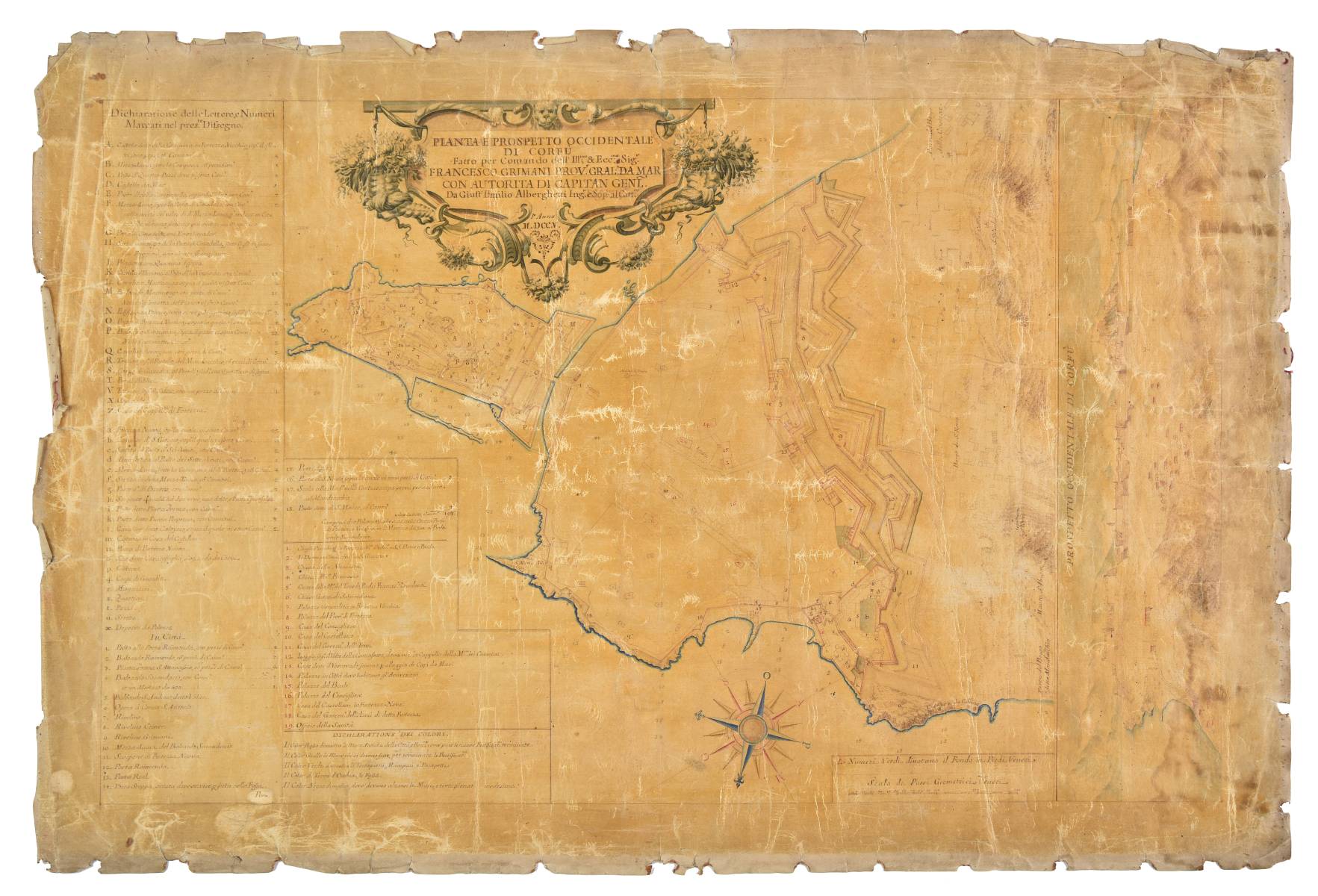 Lot 243 - Manuscript map.