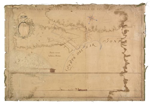 Lot 240 - Manuscript map