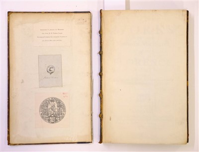 Lot 386 - Machiavelli (Niccolo). Works, 2nd edition in English, 1680
