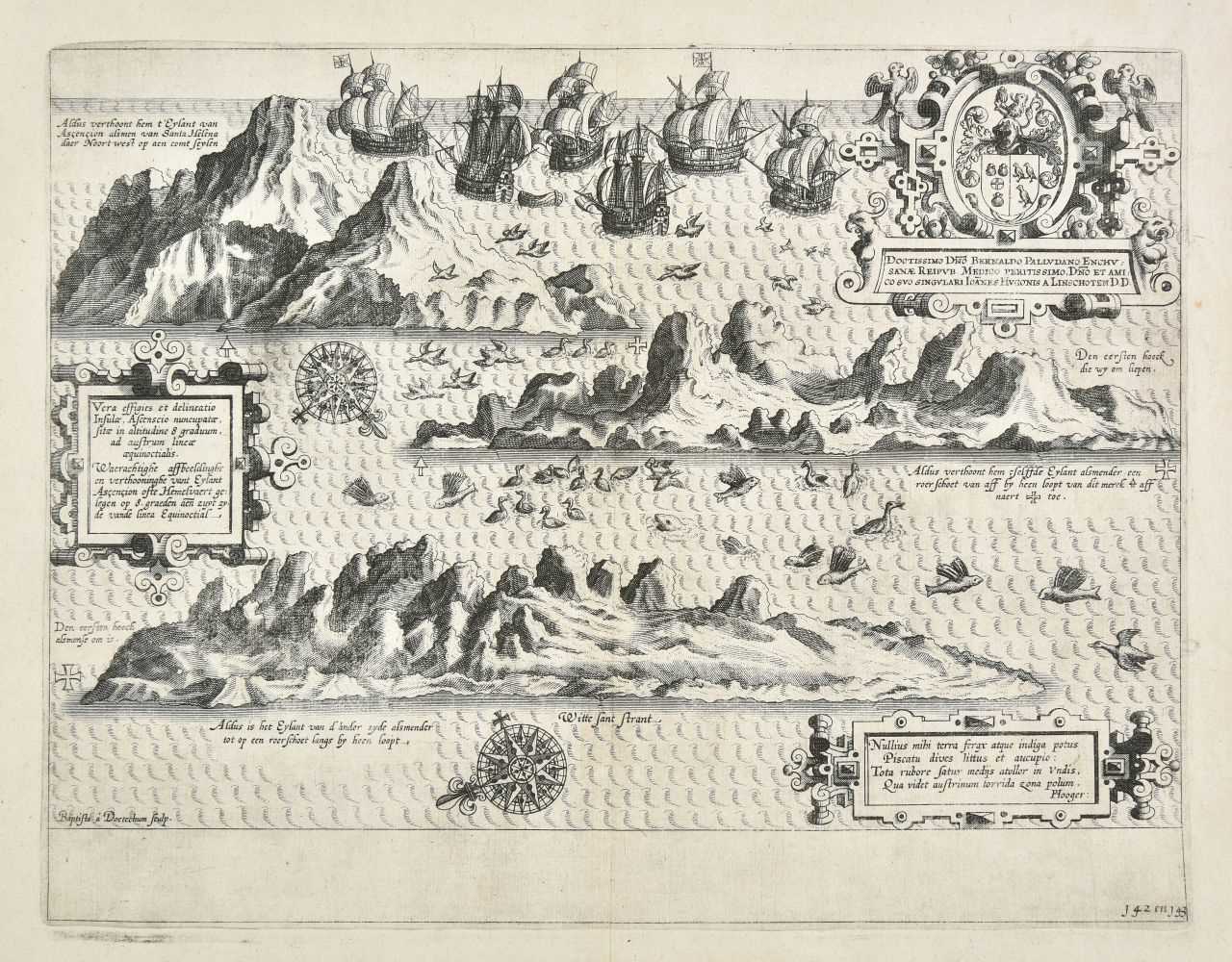 Lot 150 - Ascension island. Van Linschoten (Jan Huygen), c.1596