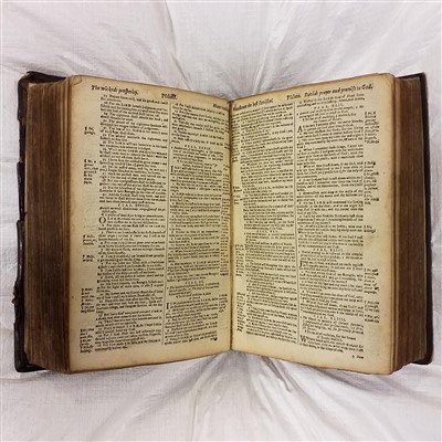 Lot 315 - Bible [English]. The Holy Bible..., London: Robert Barker & Assignes of John Bill, 1638