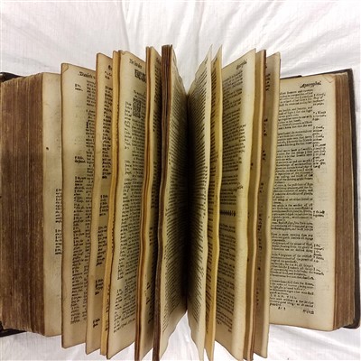 Lot 315 - Bible [English]. The Holy Bible..., London: Robert Barker & Assignes of John Bill, 1638