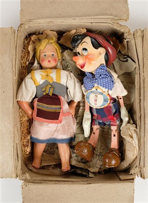 Lot 516 - Furga. Pinocchio puppet, circa 1945
